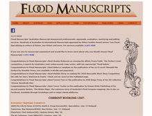 Tablet Screenshot of manuscripts.com.au